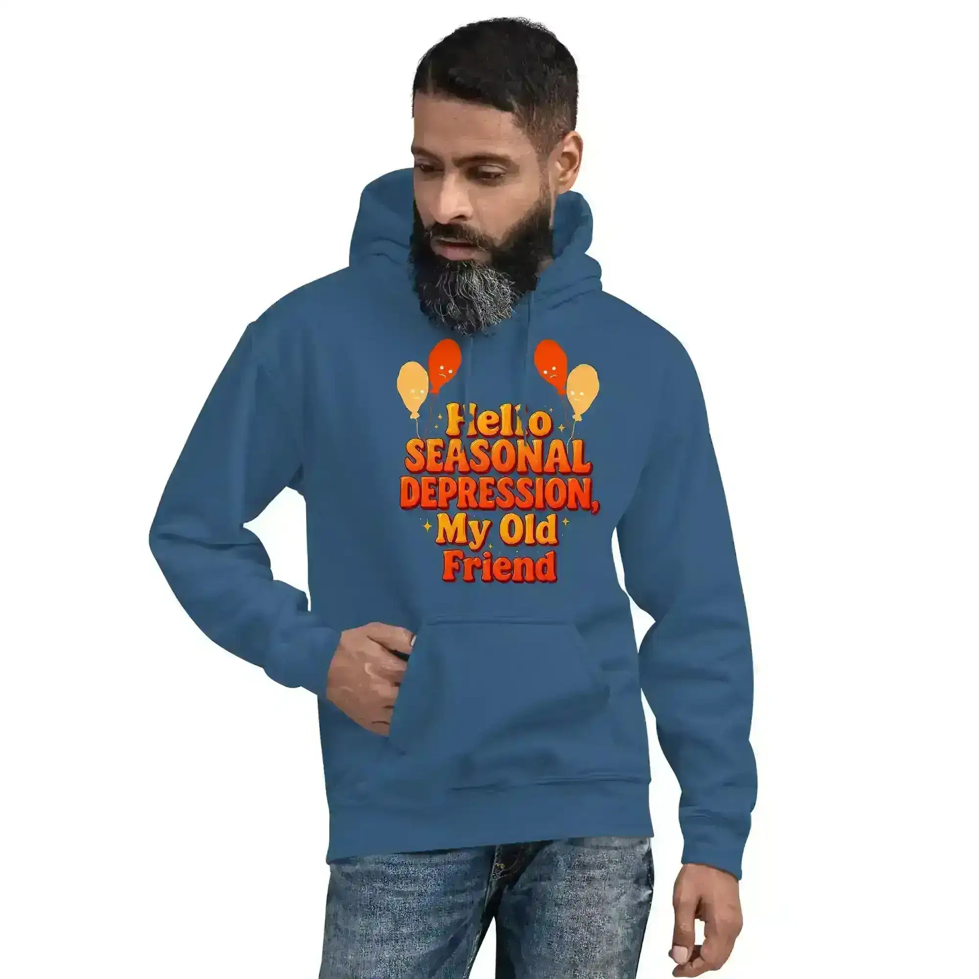 Hello Seasonal Depression My Old Friend Pullover Hoodie - Cady Creations