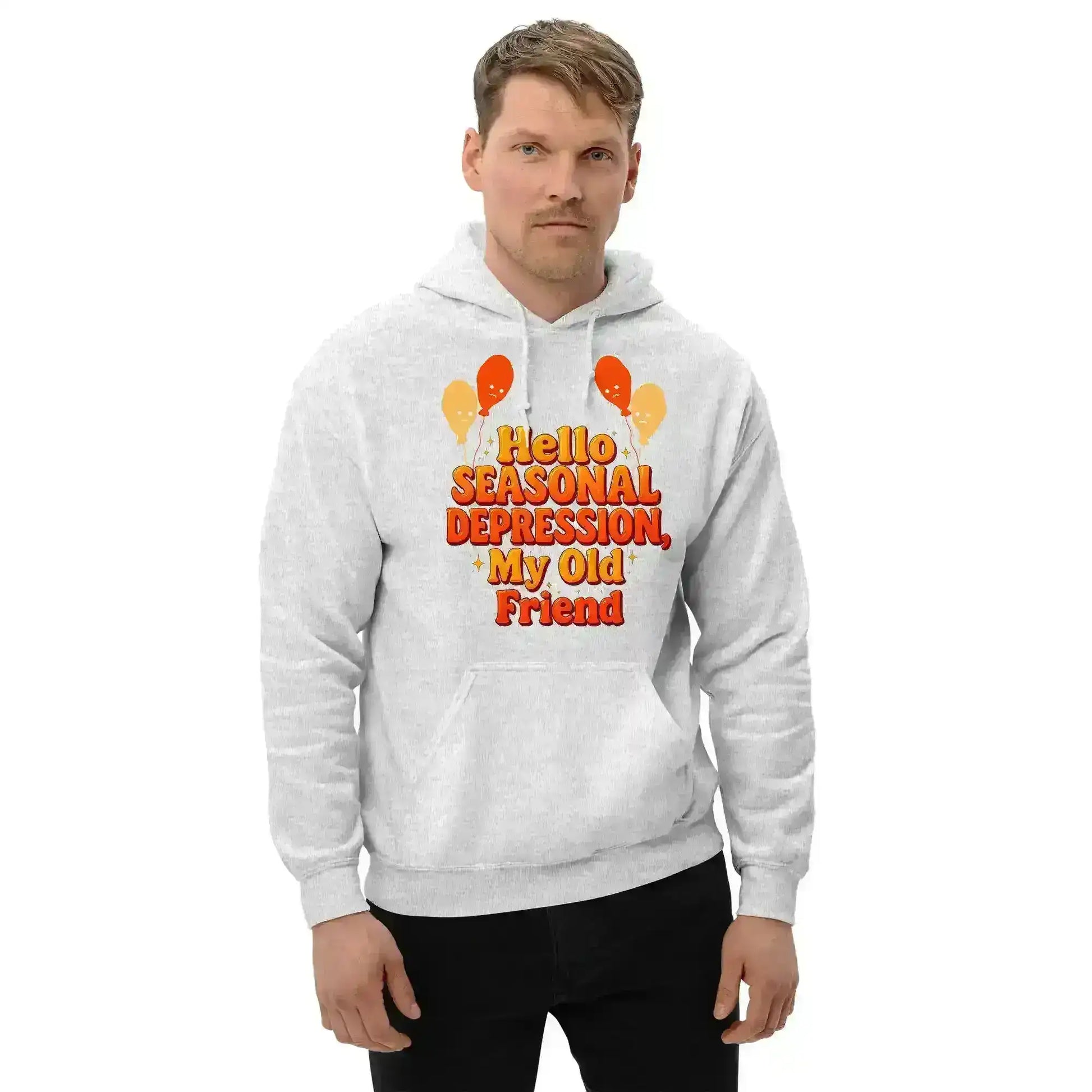 Hello Seasonal Depression My Old Friend Pullover Hoodie - Cady Creations