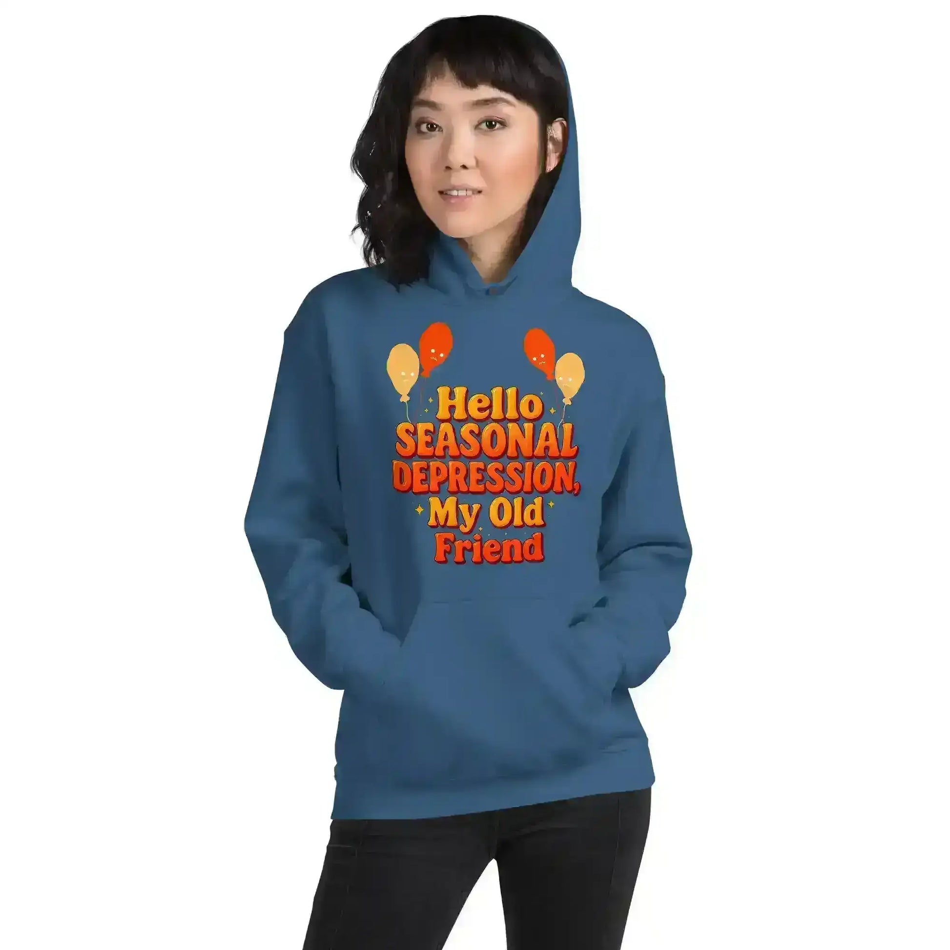 Hello Seasonal Depression My Old Friend Pullover Hoodie - Cady Creations