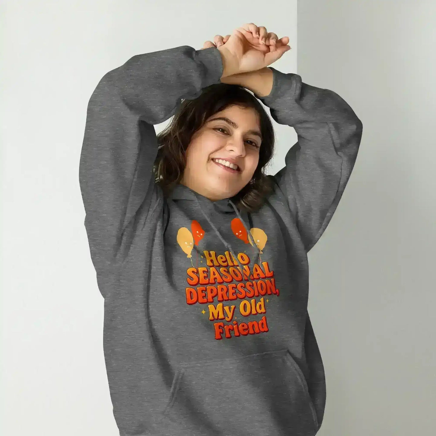 Hello Seasonal Depression My Old Friend Pullover Hoodie - Cady Creations