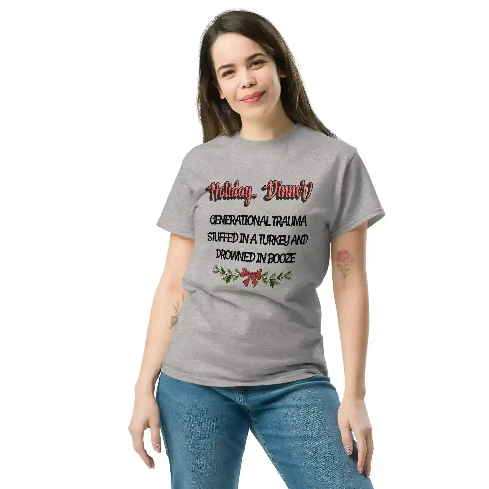 Holiday Dinner Generational Trauma Unisex tee - Cady Creations