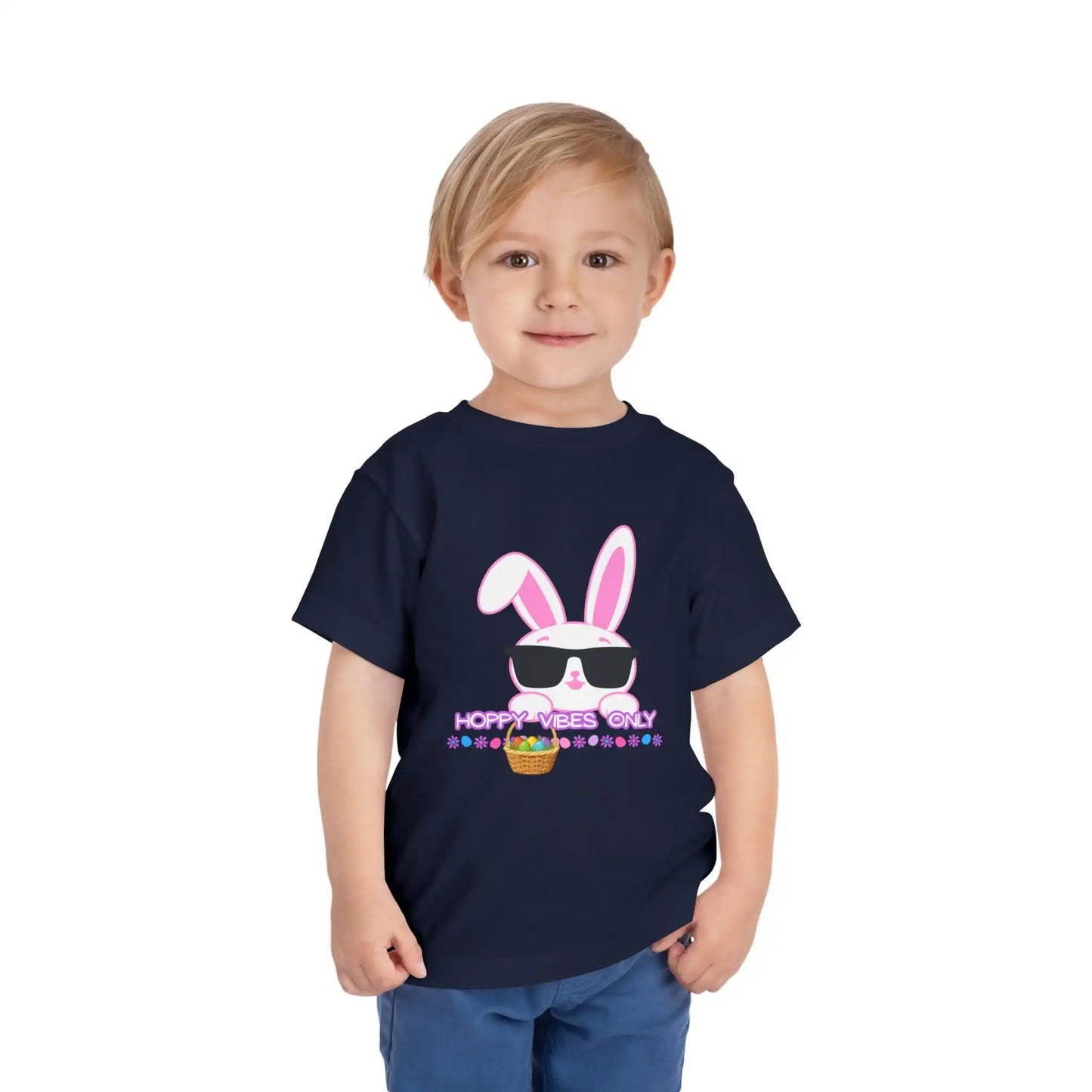  Hoppy Vibes Only - Toddler Tee - Cady Creations