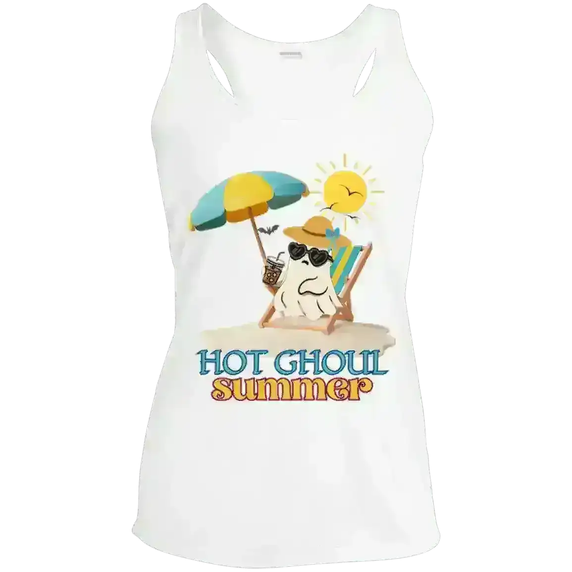 Hot Ghoul Summer - Racerback Tank - Cady Creations