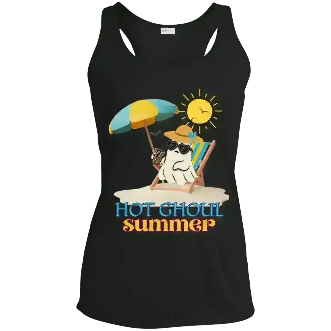 Hot Ghoul Summer - Racerback Tank - Cady Creations