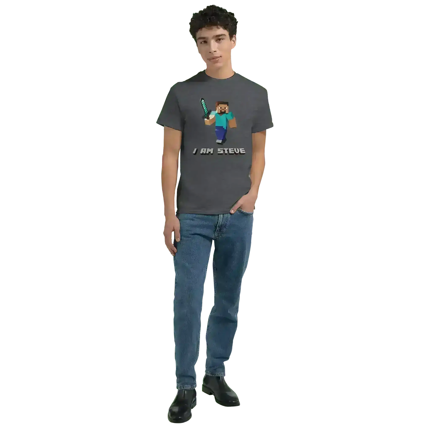 I Am Steve Minecraft - Unisex Tee - Cady Creations