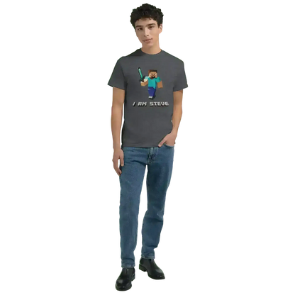 I Am Steve Minecraft - Unisex Tee - Cady Creations