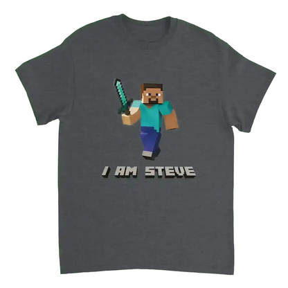 I Am Steve Minecraft - Unisex Tee - Cady Creations