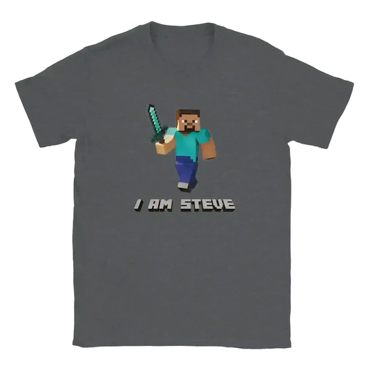 I Am Steve Minecraft - Youth Tee - Cady Creations