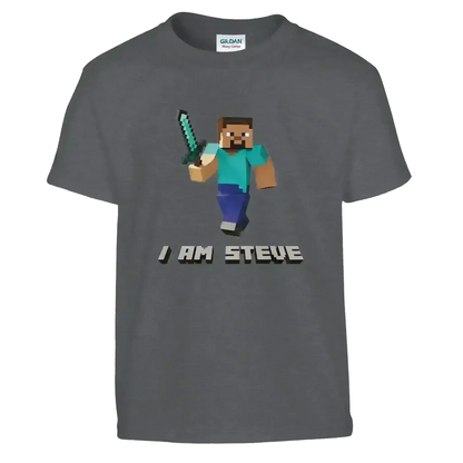 I Am Steve Minecraft - Youth Tee - Cady Creations