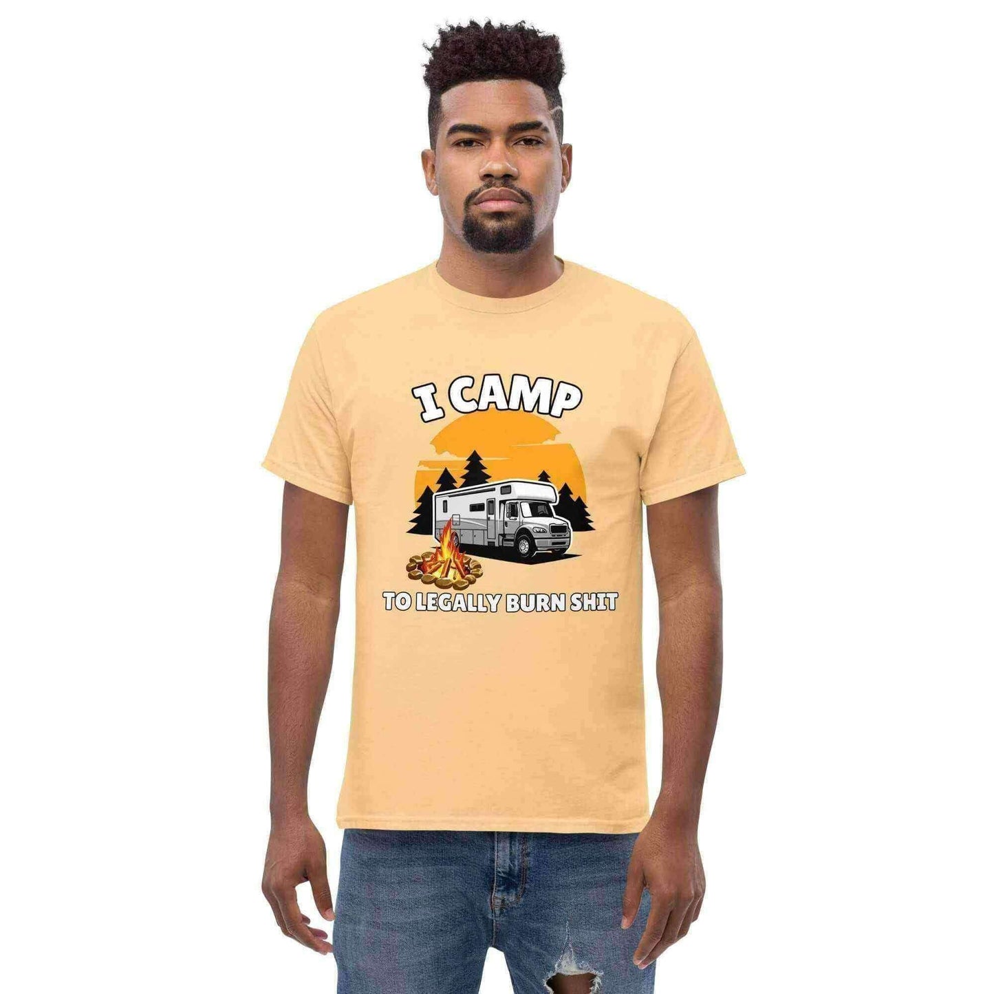 I Camp To Legally Burn Shit - Unisex Tee - Cady Creations