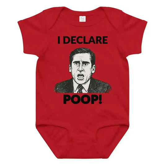 I Declare Poop The Office Inspired Baby Onesie - Cady Creations