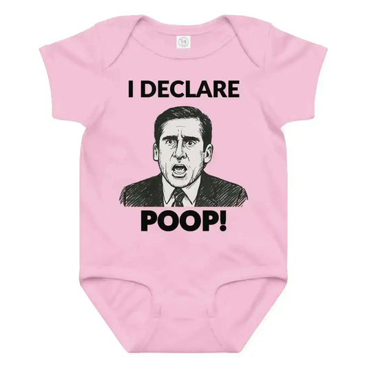 I Declare Poop The Office Inspired Baby Onesie - Cady Creations