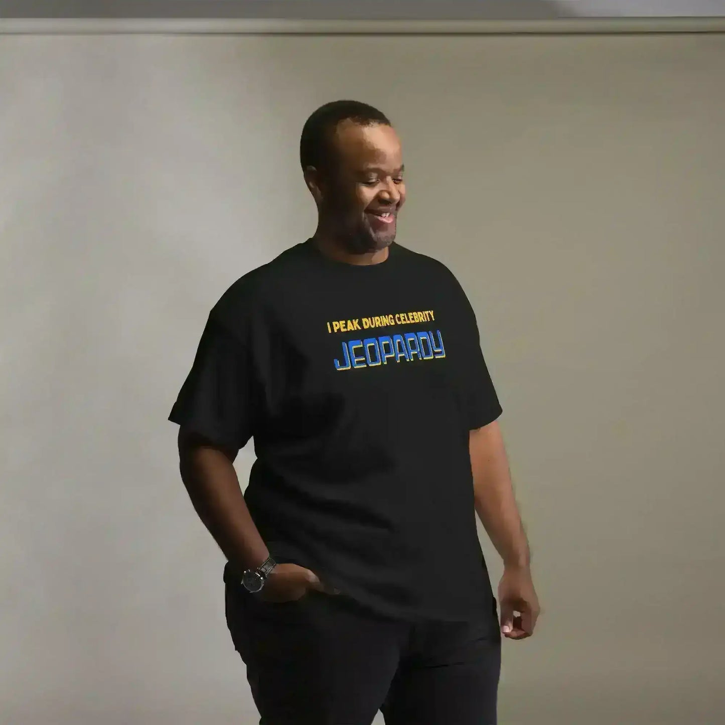 I Peak During Celebrity Jeopardy Unisex Tee - Game Show Humor - Cady Creations