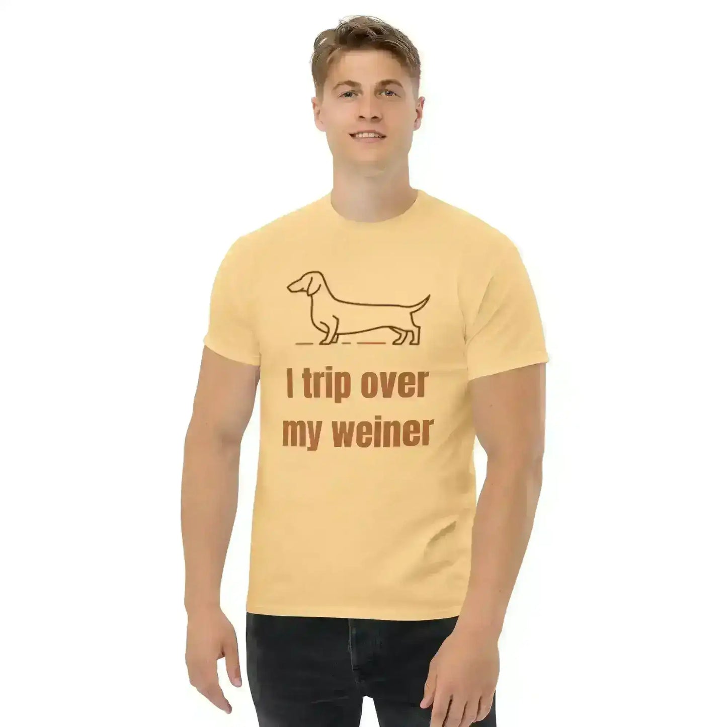 I Trip Over My Weiner - Unisex Tee - Cady Creations
