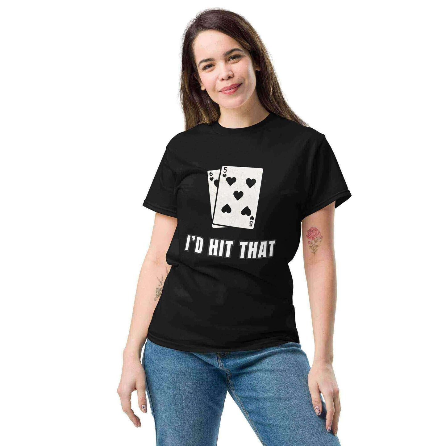 I'd Hit That Blackjack Casino Humor - Unisex Tee - Cady Creations