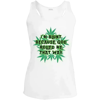 I'm Blunt - Racerback Tank - Cady Creations