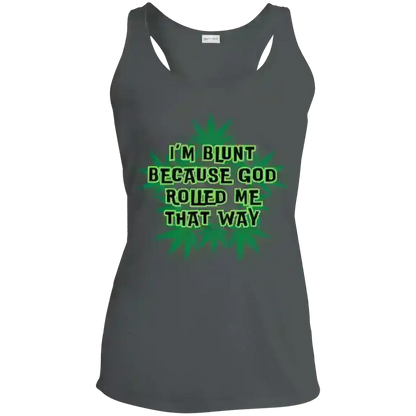 I'm Blunt - Racerback Tank - Cady Creations