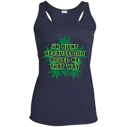 I'm Blunt - Racerback Tank - Cady Creations