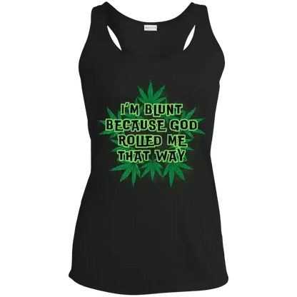 I'm Blunt - Racerback Tank - Cady Creations