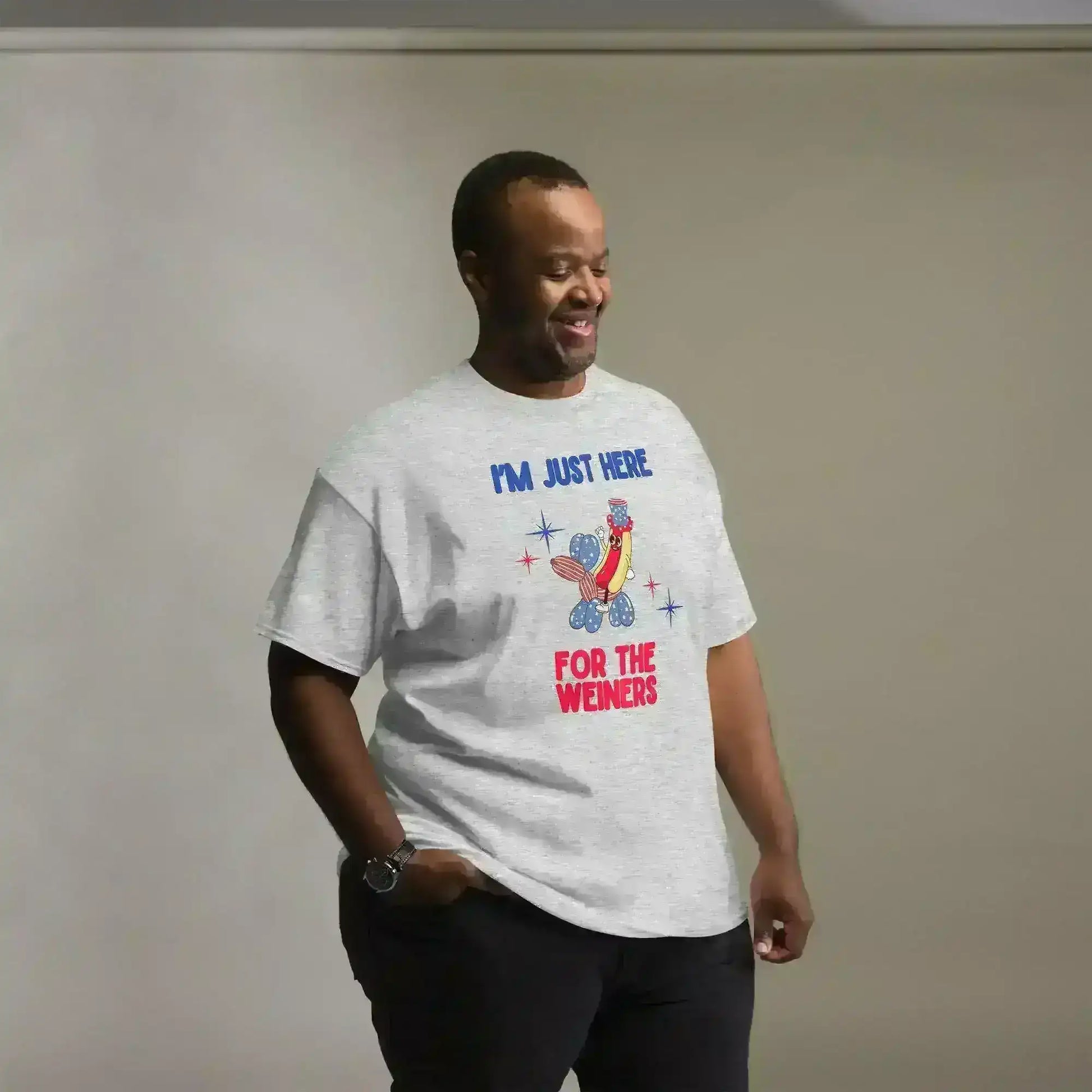 I'm Just Here For The Weiners - Unisex Tee - Cady Creations