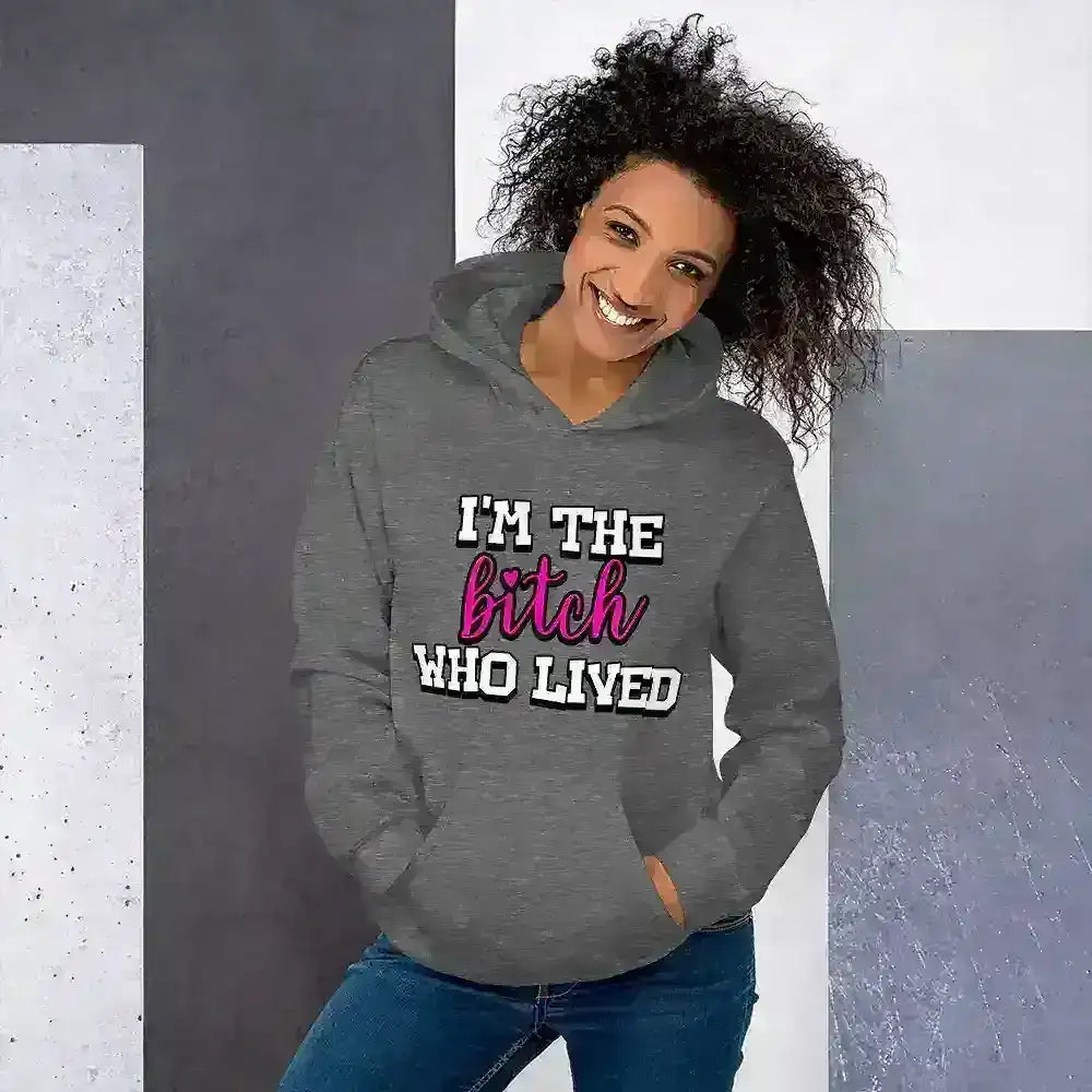 I'm The Bitch Who Lived Pullover Hoodie - Cady Creations