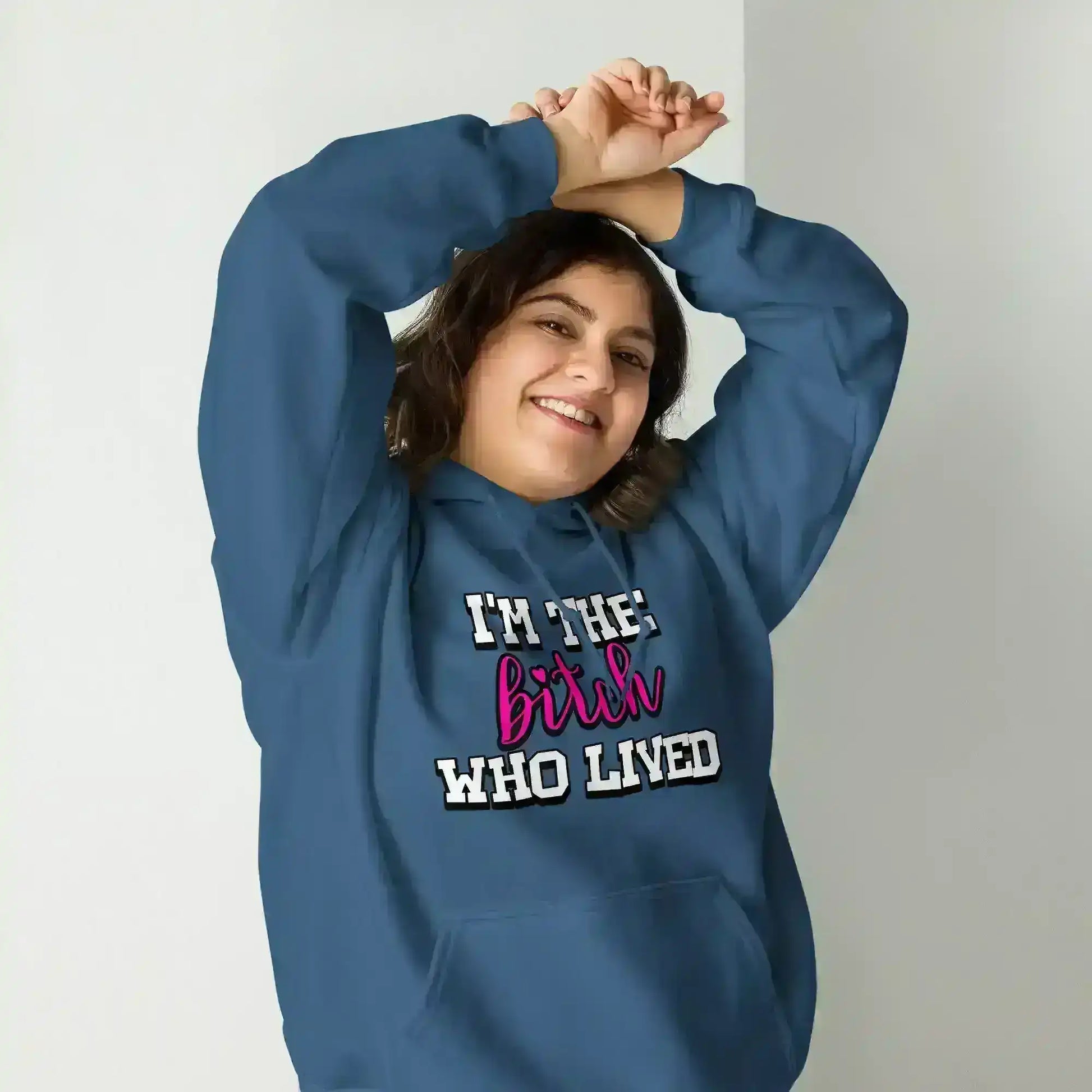 I'm The Bitch Who Lived Pullover Hoodie - Cady Creations