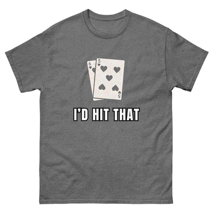 I'd Hit That Blackjack Casino Humor Unisex Tee - Cady Creations