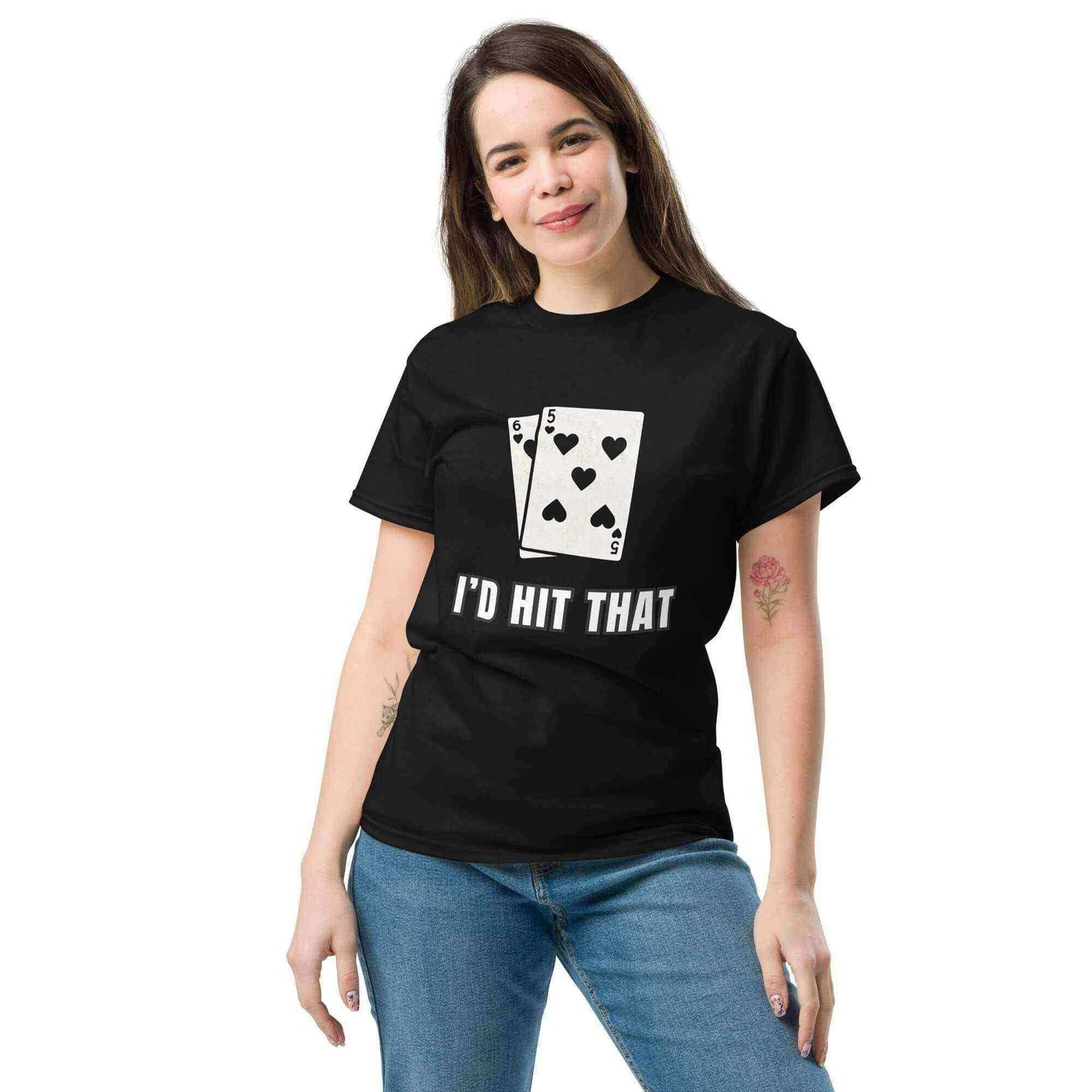 I'd Hit That Blackjack Casino Humor Unisex Tee - Cady Creations