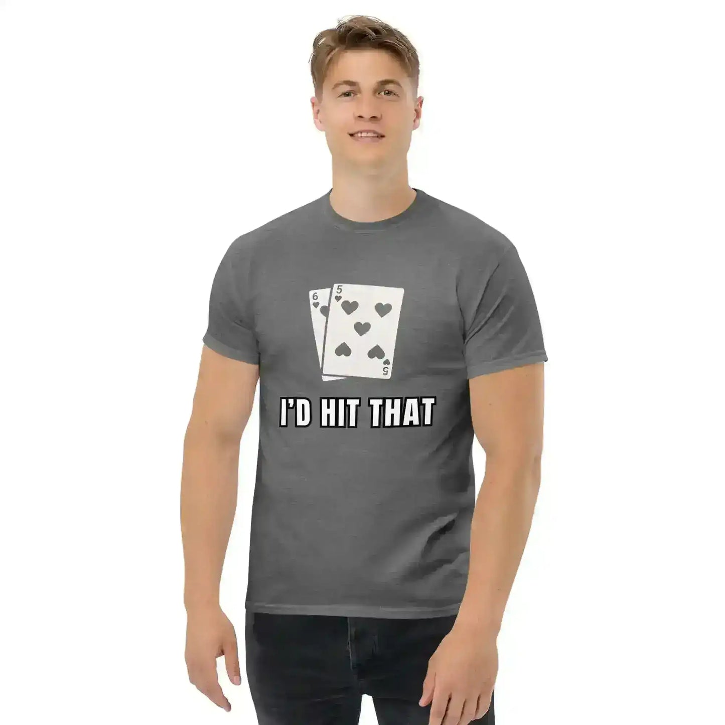 I'd Hit That Blackjack Casino Humor Unisex Tee - Cady Creations