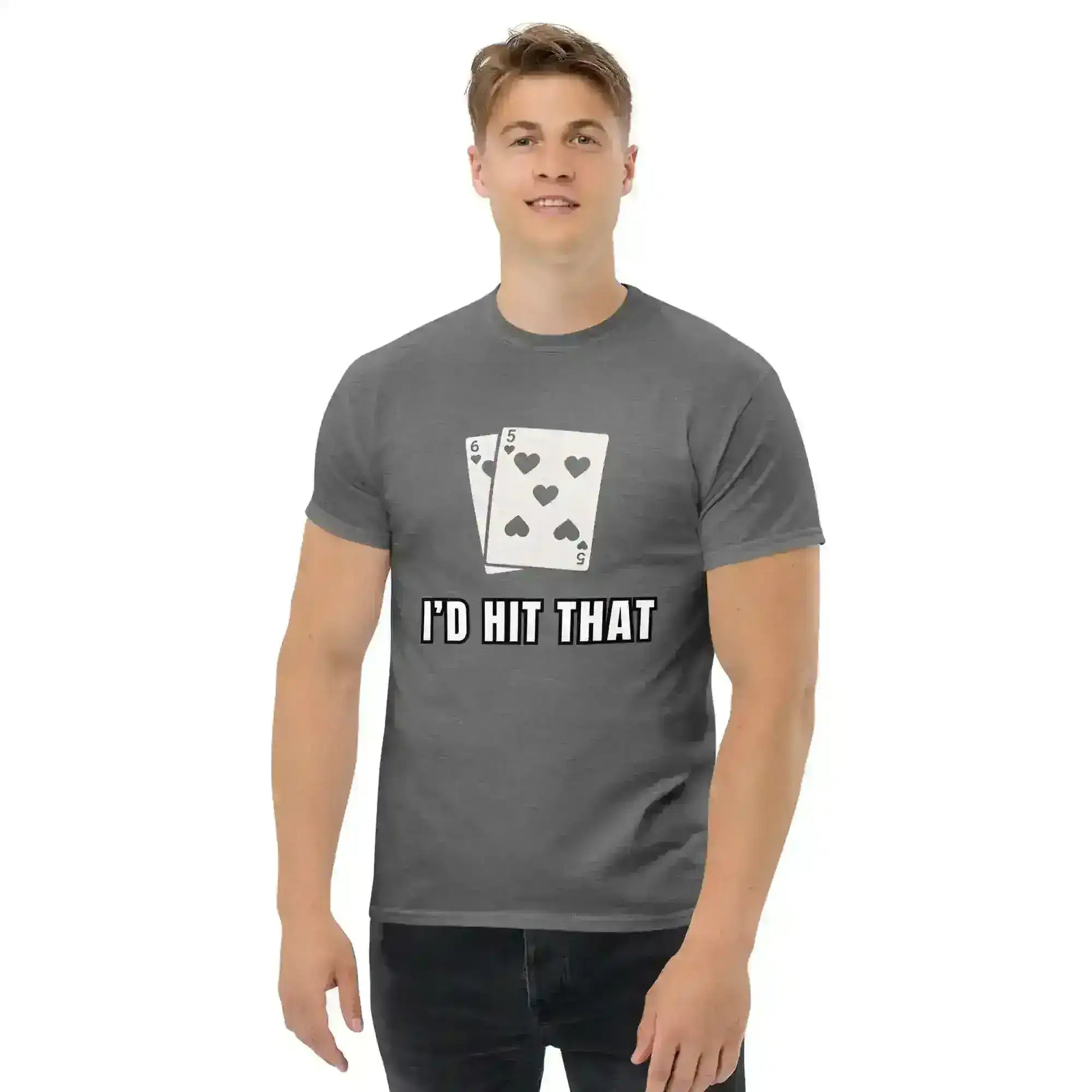 I'd Hit That Blackjack Casino Humor Unisex Tee - Cady Creations