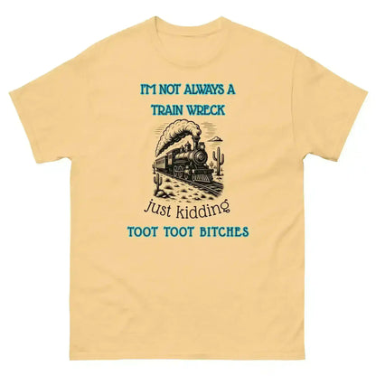 I'm Not Always A Train Wreck Mental Health Humor Unisex Tee - Cady Creations