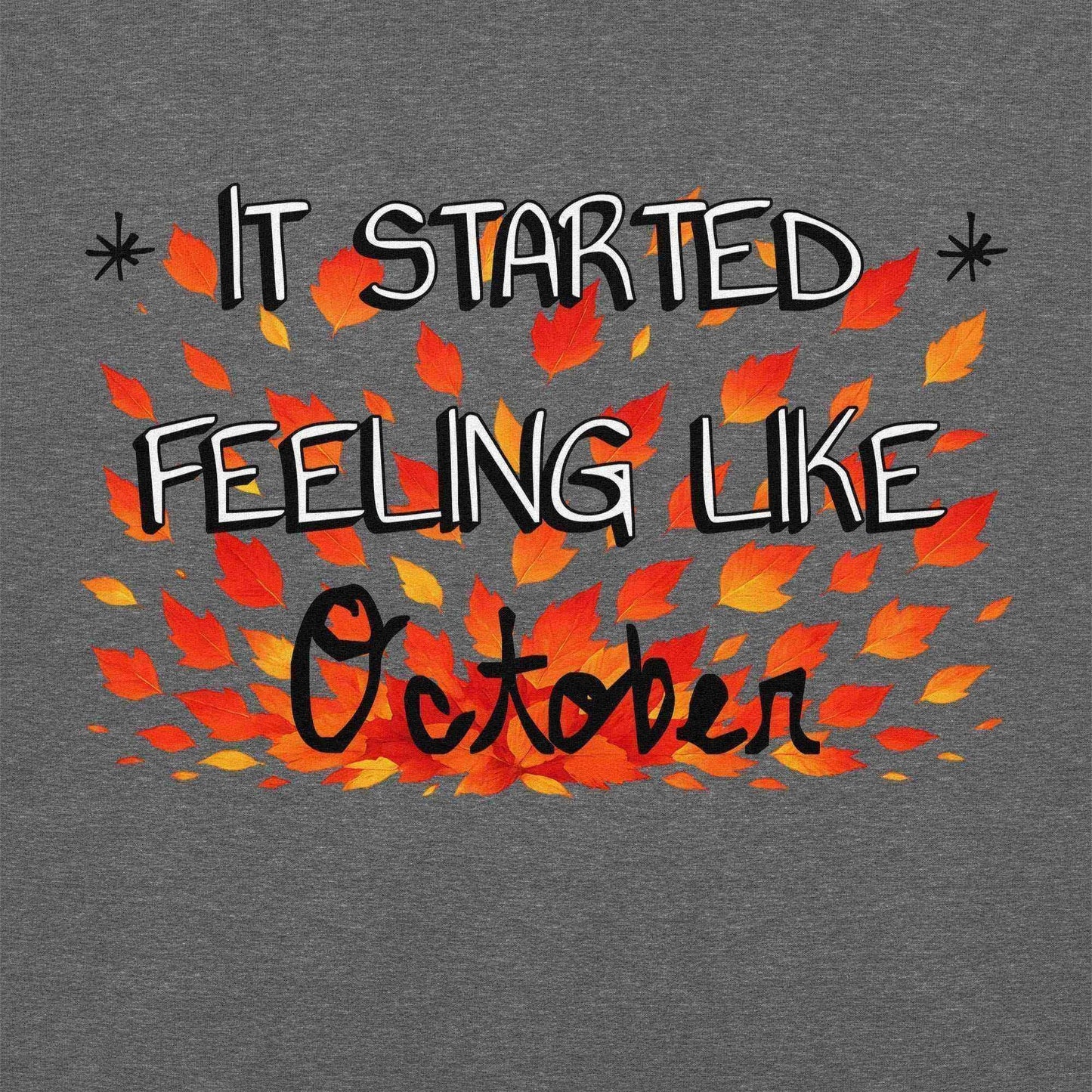 It Started Feeling Like October Jack's Mannequin Inspired Pullover Hoodie - Cady Creations