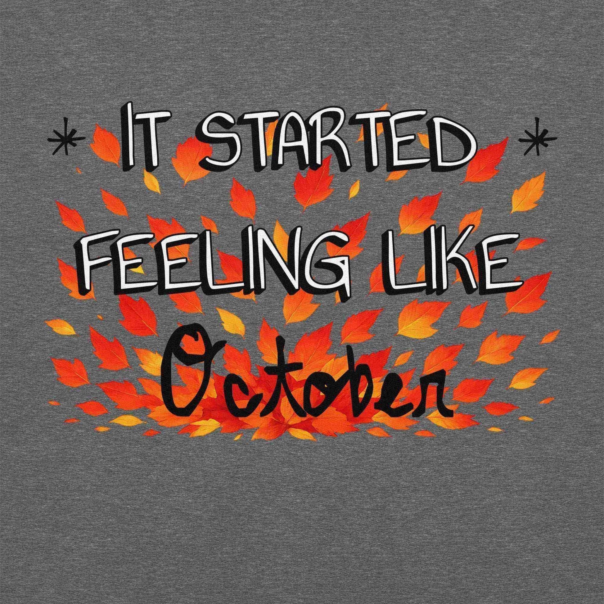 It Started Feeling Like October Jack's Mannequin Inspired Pullover Hoodie - Cady Creations