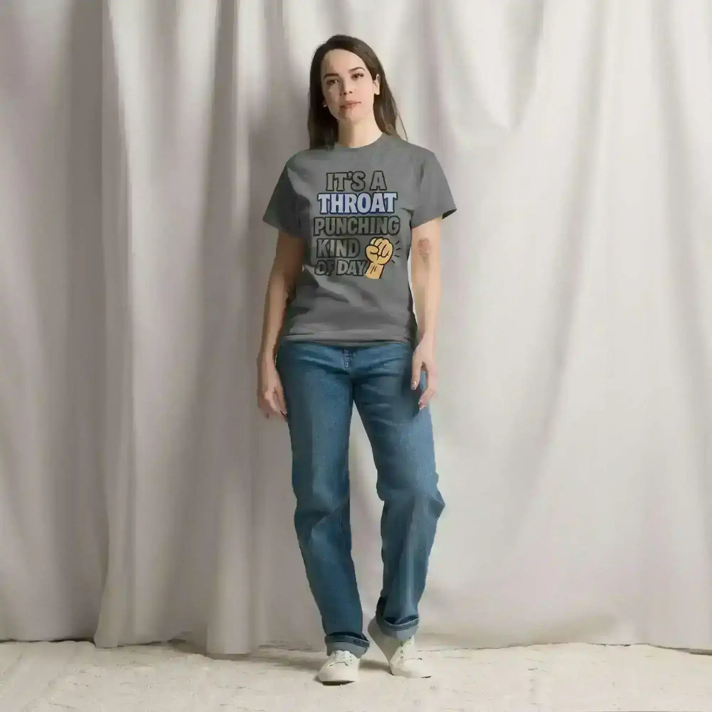 It's A Throat Punching Kind Of Day - Unisex Tee - Cady Creations