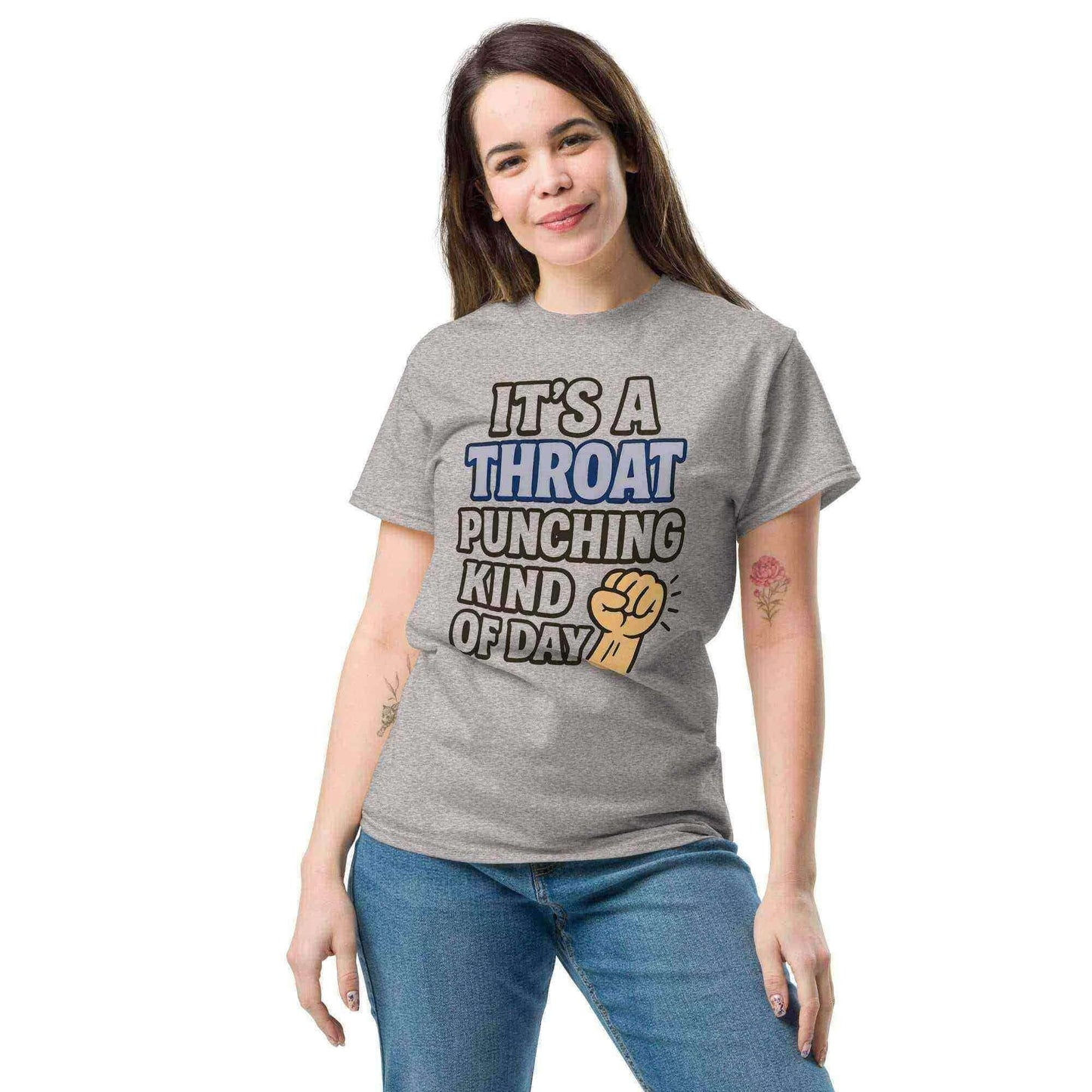 It's A Throat Punching Kind Of Day - Unisex Tee - Cady Creations