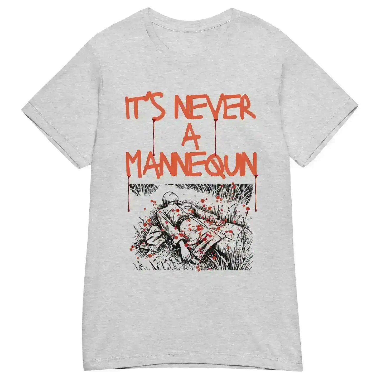 It's Never A Mannequin - Fitted Tee - Cady Creations