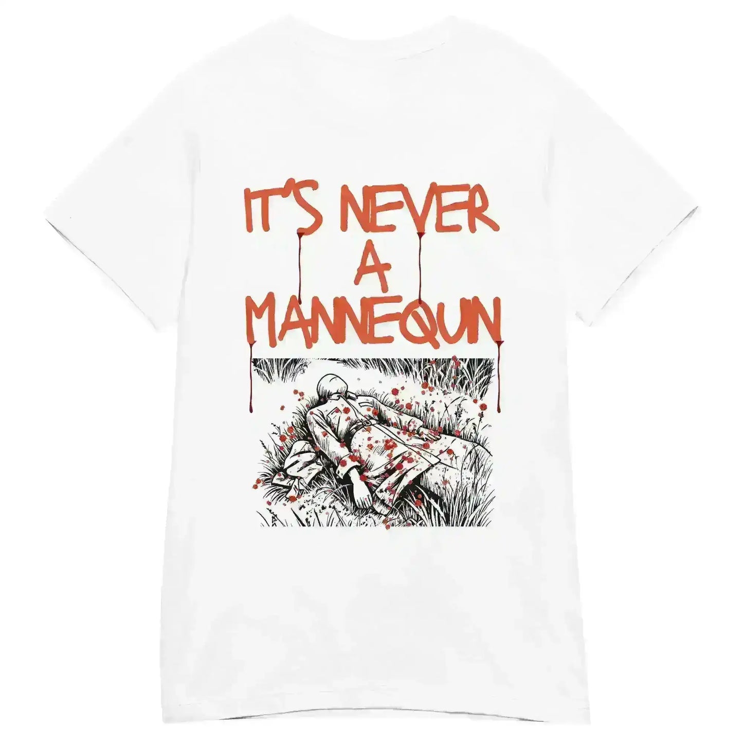 It's Never A Mannequin - Fitted Tee - Cady Creations