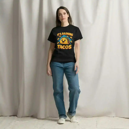 It's Raining Tacos Unisex Tee - Internet Core Food Meme - Cady Creations