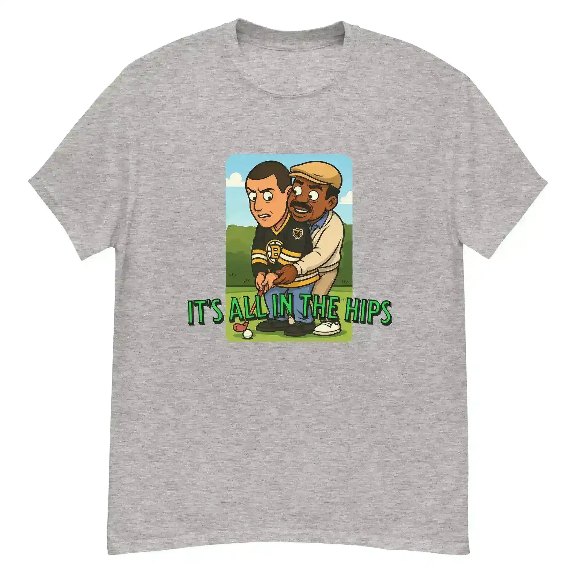 "It's All In The Hips" - Happy Gilmore Chubbs Quote Inspired Unisex Tee - Cady Creations