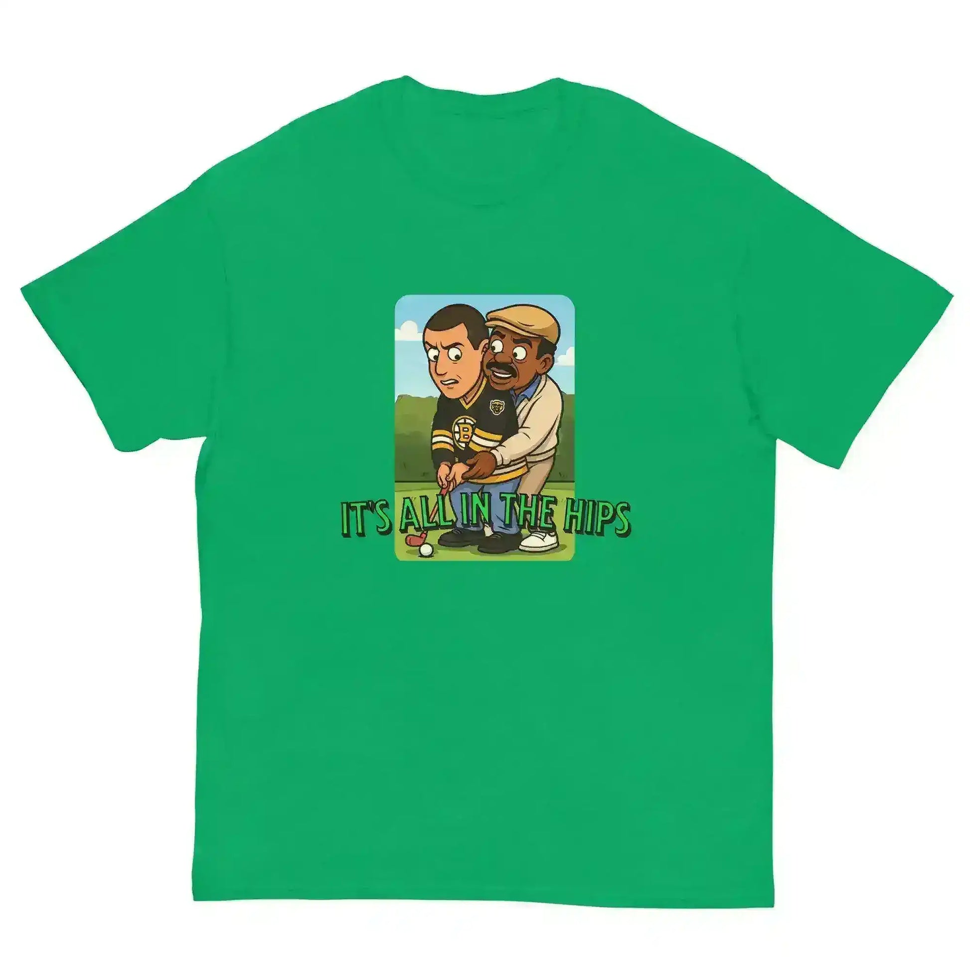 "It's All In The Hips" - Happy Gilmore Chubbs Quote Inspired Unisex Tee - Cady Creations