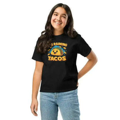 It's Raining Tacos Youth Tee - Internet Core Food Meme - Cady Creations