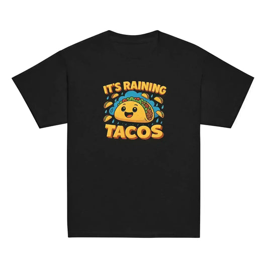 It's Raining Tacos Youth Tee - Internet Core Food Meme - Cady Creations