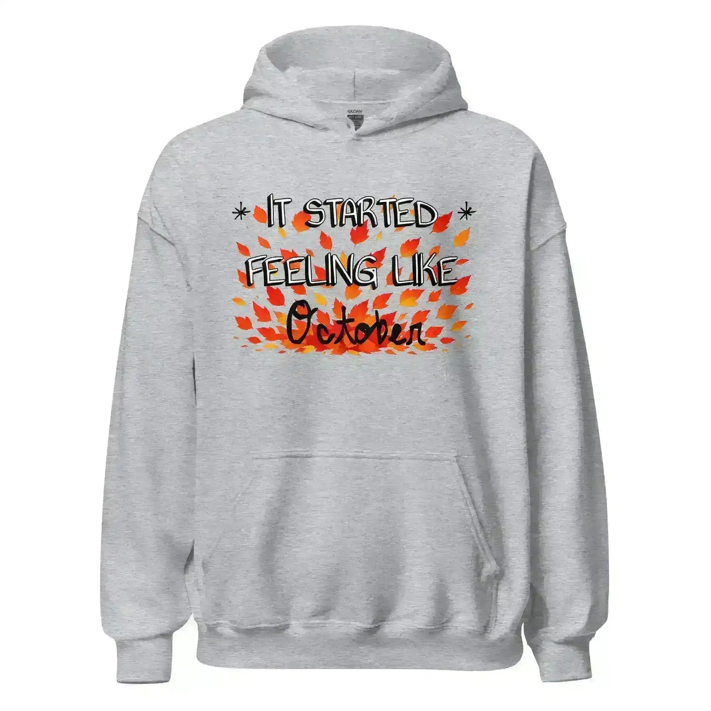It Started Feeling Like October Jack's Mannequin Inspired Pullover Hoodie - Cady Creations