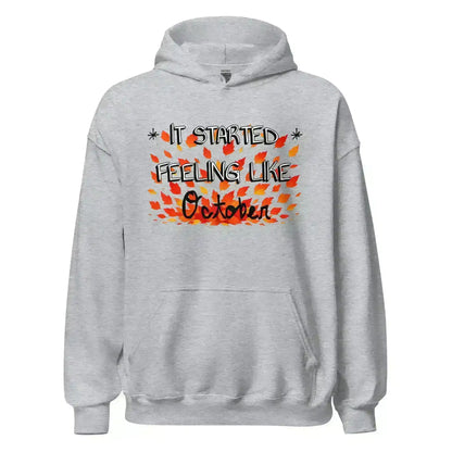 It Started Feeling Like October Jack's Mannequin Inspired Pullover Hoodie - Cady Creations