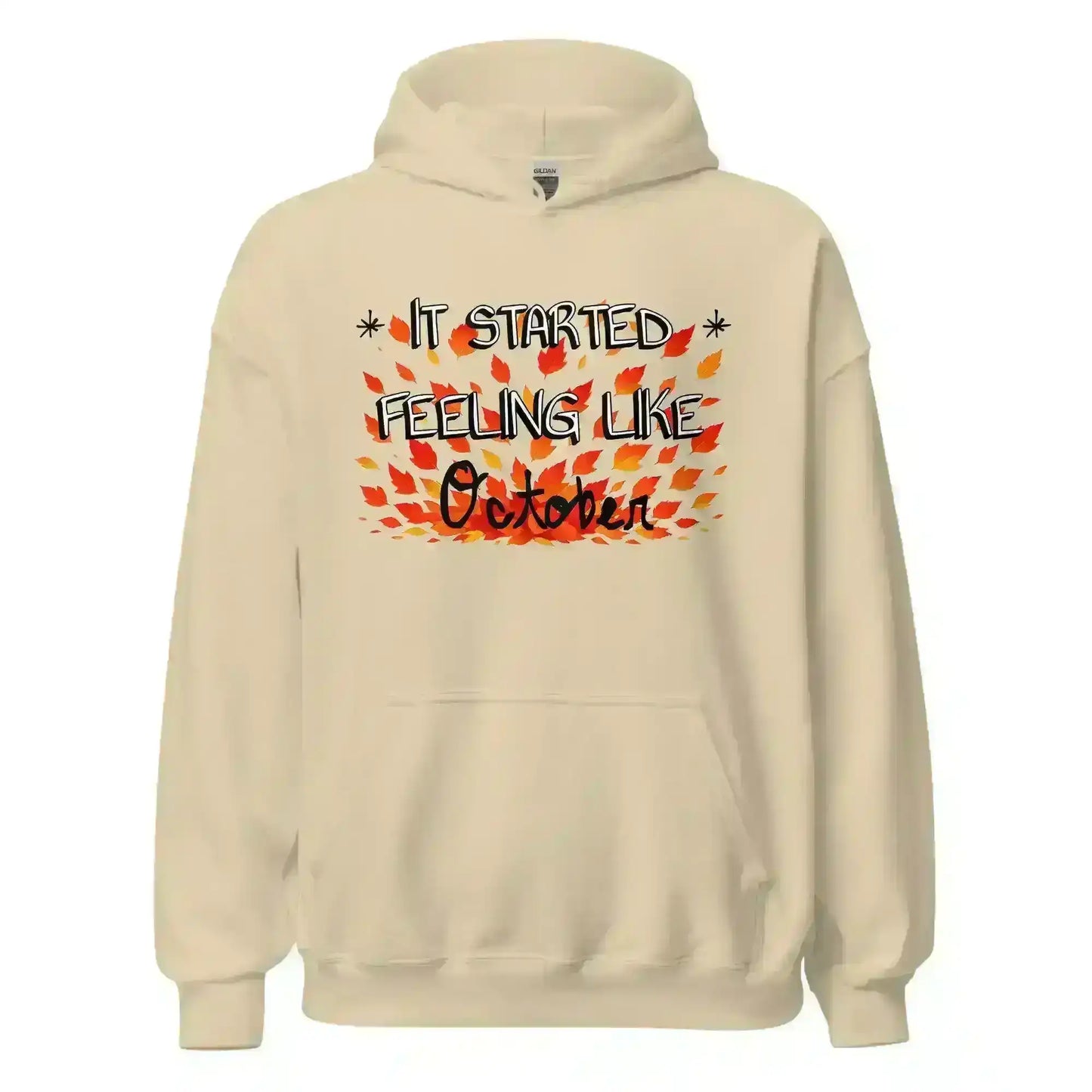 It Started Feeling Like October Jack's Mannequin Inspired Pullover Hoodie - Cady Creations