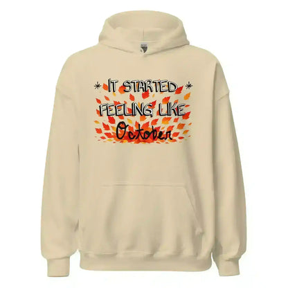 It Started Feeling Like October Jack's Mannequin Inspired Pullover Hoodie - Cady Creations