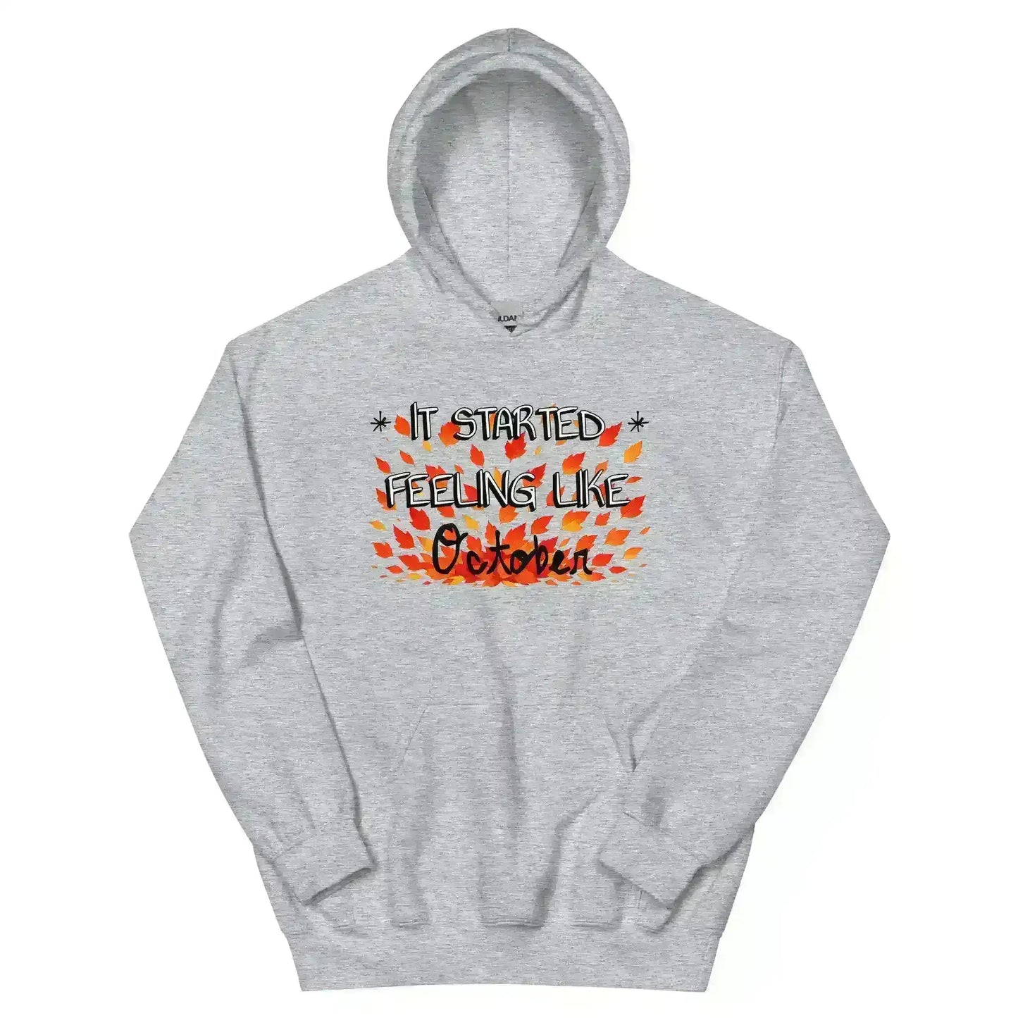 It Started Feeling Like October Jack's Mannequin Inspired Pullover Hoodie - Cady Creations