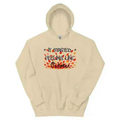 It Started Feeling Like October Jack's Mannequin Inspired Pullover Hoodie - Cady Creations