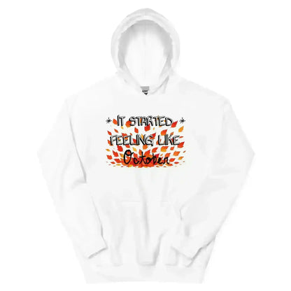 It Started Feeling Like October Jack's Mannequin Inspired Pullover Hoodie - Cady Creations