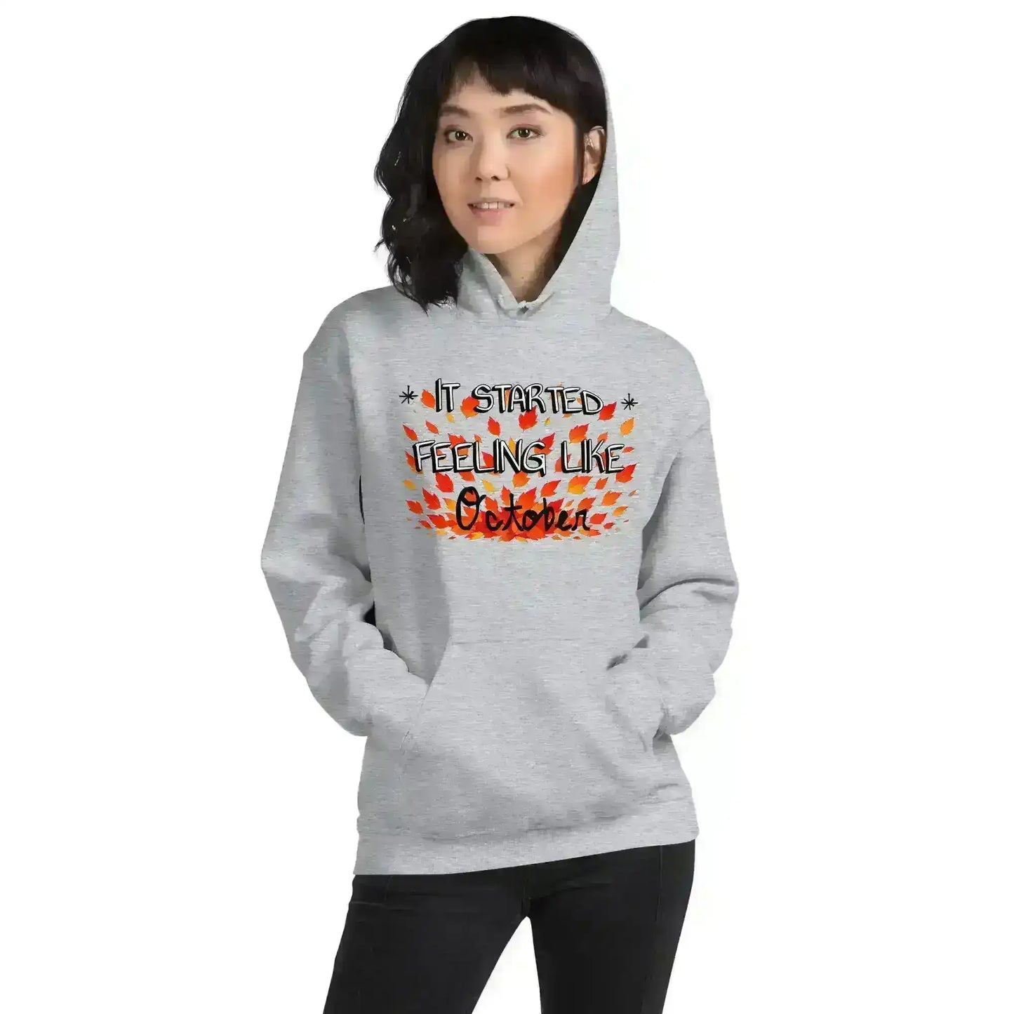It Started Feeling Like October Jack's Mannequin Inspired Pullover Hoodie - Cady Creations